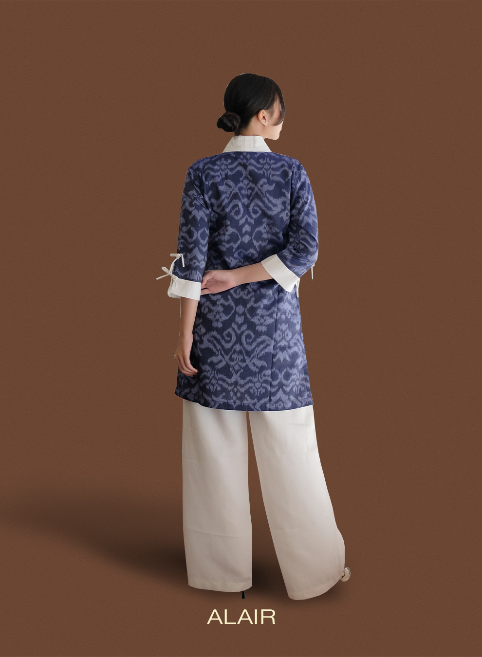 ALAIR | Kamaya Kimono Tenun Wanita - Purple - Foto 4